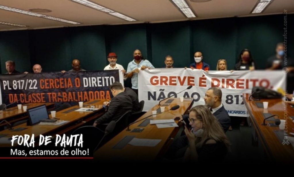 Sindicato dos Banc�arios de Presidente Prudente - Projeto que ataca direito de greve dos bancários é retirado de pauta