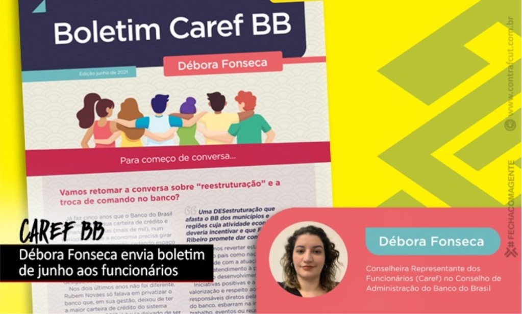 Sindicato dos Banc�arios de Presidente Prudente - Caref do BB distribui segunda edição do seu boletim
