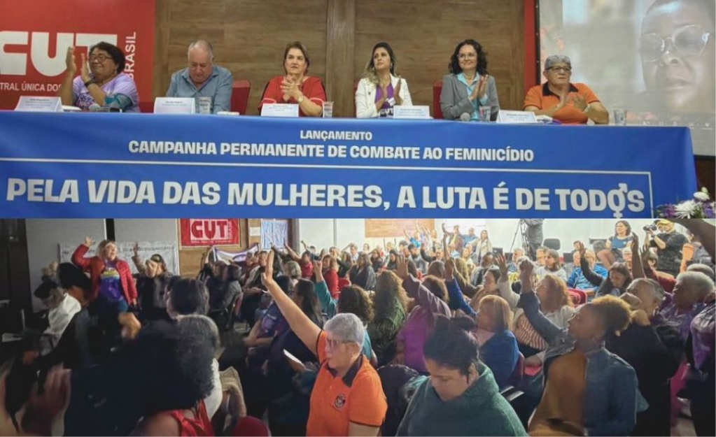 Sindicato dos Banc�arios de Presidente Prudente - Pela Vida das Mulheres, a Luta é de todos: CUT lança campanha permanente de combate ao feminicídio