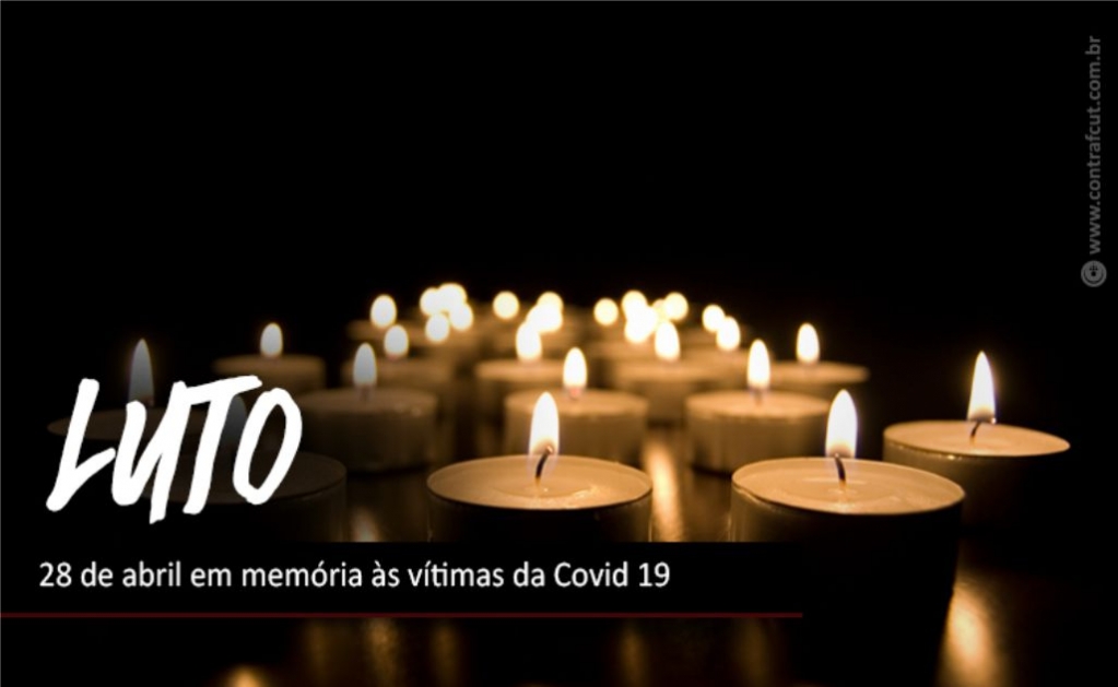 Sindicato dos Banc�arios de Presidente Prudente - 28 de abril em memória às vítimas da Covid 19