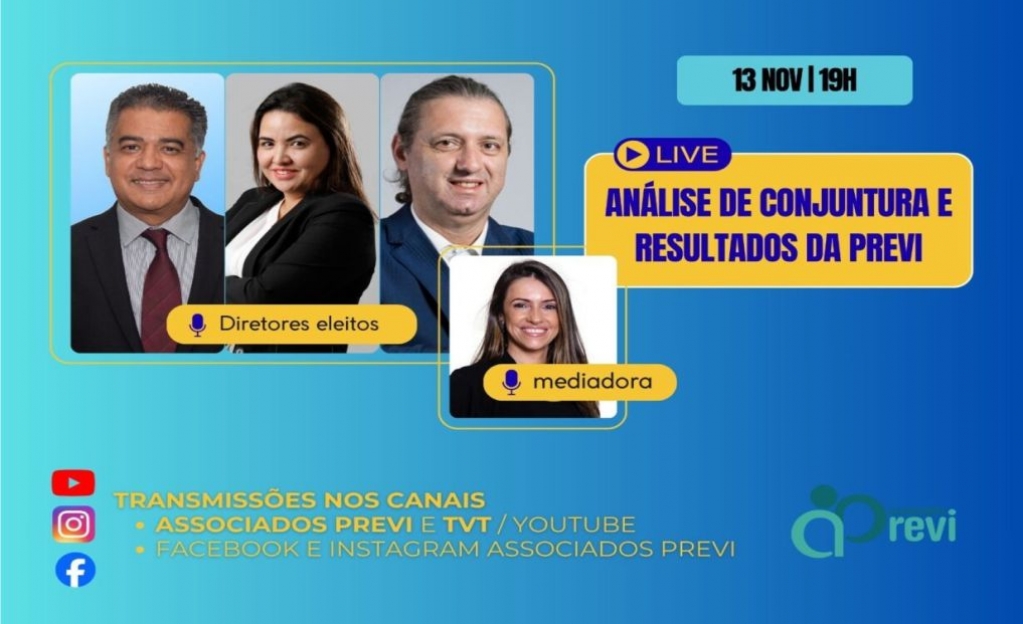 Sindicato dos Banc�arios de Presidente Prudente - Eleitos da Previ realizam live nesta quinta (13) para avaliar conjuntura econômica e desempenho dos planos
