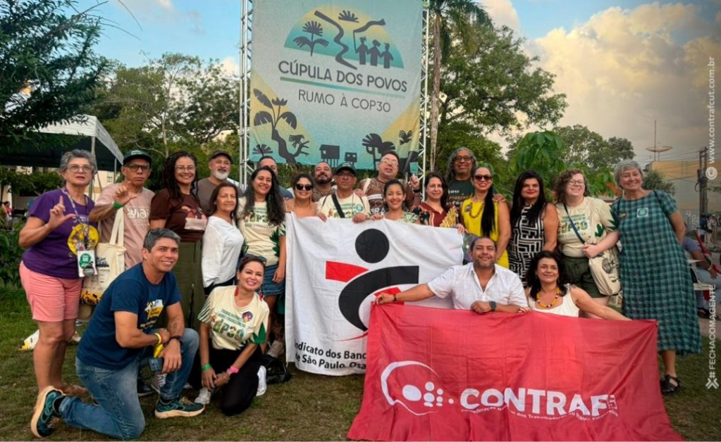 Sindicato dos Banc�arios de Presidente Prudente - Cúpula dos Povos: categoria bancária cobra justiça climática com protagonismo da classe trabalhadora