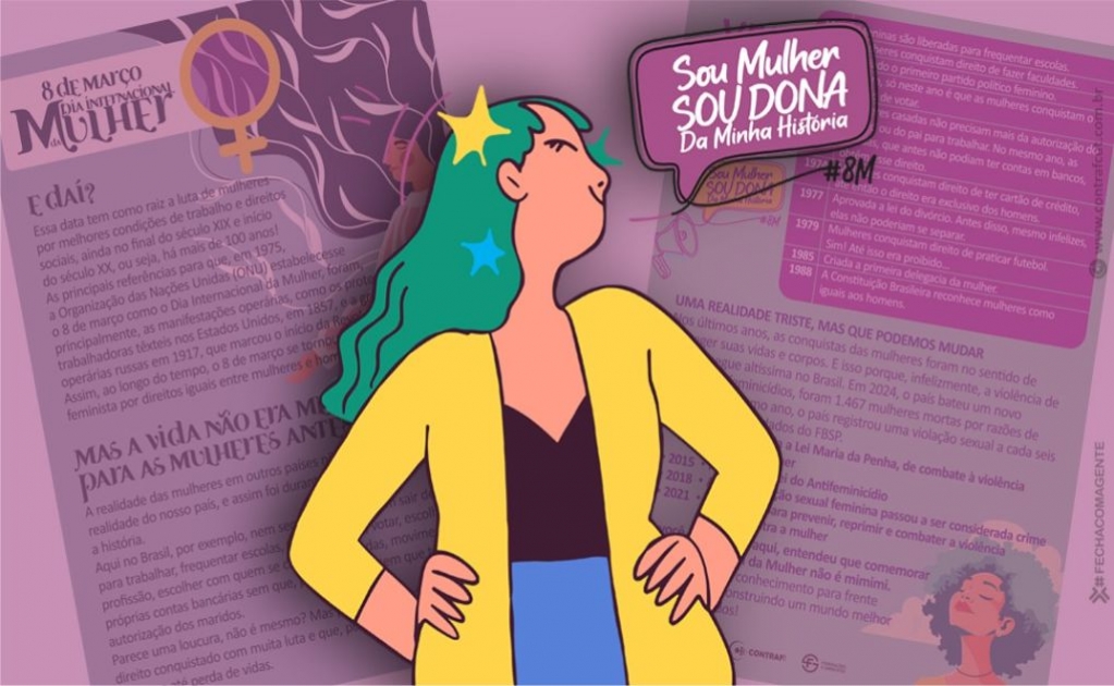 Sindicato dos Banc�arios de Presidente Prudente - Mulheres tomam as ruas neste 8 de março: “Construindo o Futuro com Igualdade”