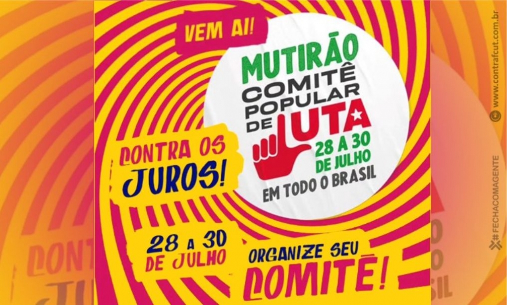 Sindicato dos Banc�arios de Presidente Prudente - Comitês de Luta se mobilizam contra os juros altos