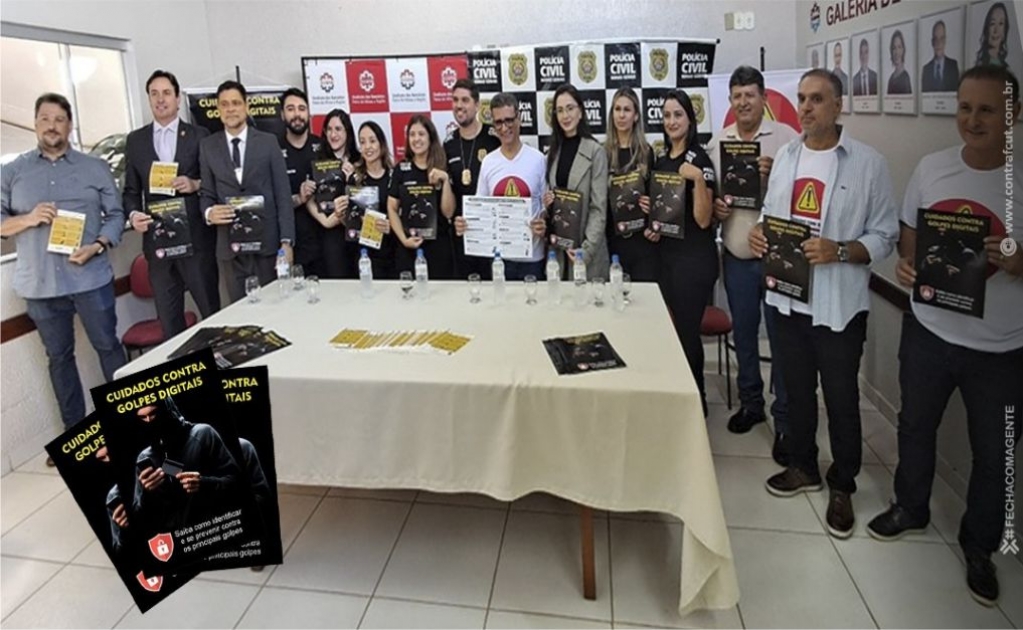 Sindicato dos Banc�arios de Presidente Prudente - Sindicato dos Bancários e Polícia Civil lançam campanha contra golpes digitais em Patos de Minas