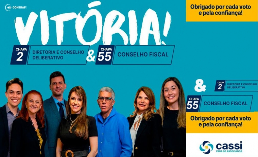 Sindicato dos Banc�arios de Presidente Prudente - Chapas apoiadas pela Contraf-CUT vencem eleições da Cassi e reforçam compromisso com os associados