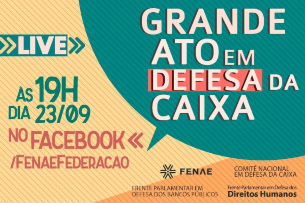Sindicato dos Banc�arios de Presidente Prudente - Grande ato em defesa da Caixa mobiliza as redes nesta quarta (23)
