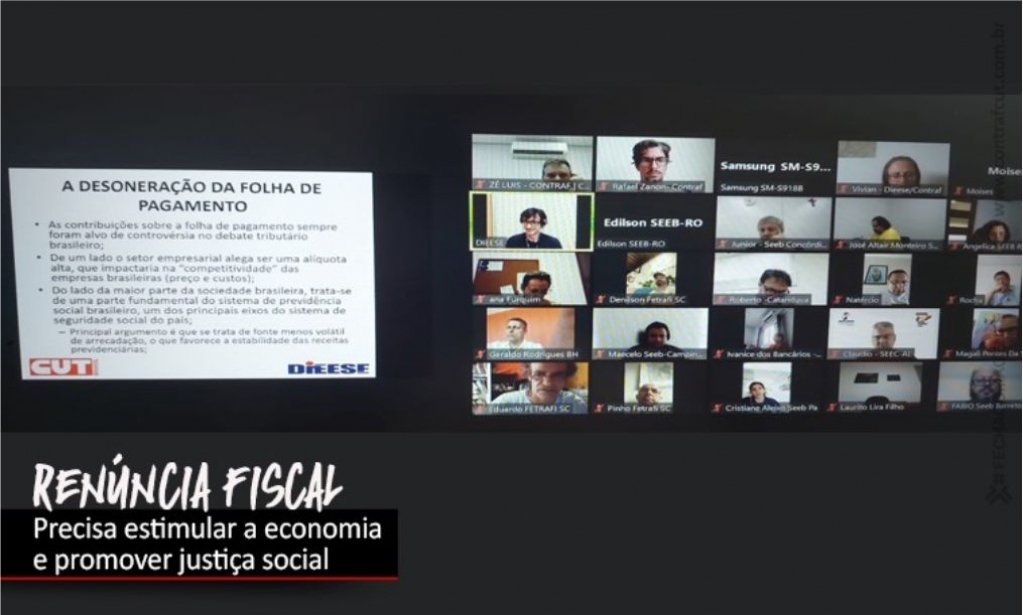 Sindicato dos Banc�arios de Presidente Prudente - Análise de conjuntura discute desoneração da folha de pagamento