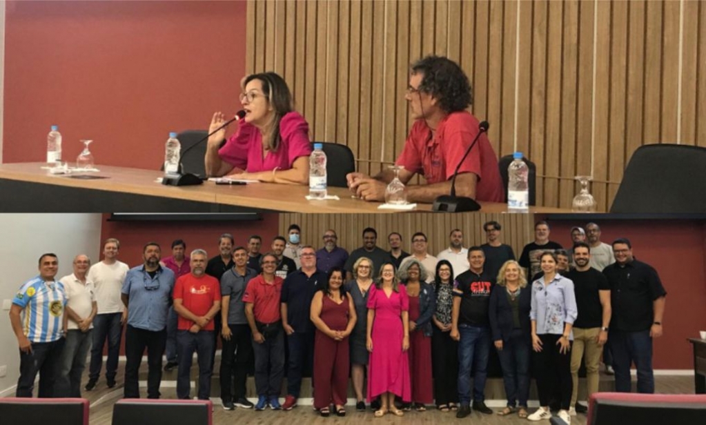 Sindicato dos Banc�arios de Presidente Prudente - Desafios para levar formação às bases domina debate no 1º dia de encontro nacional