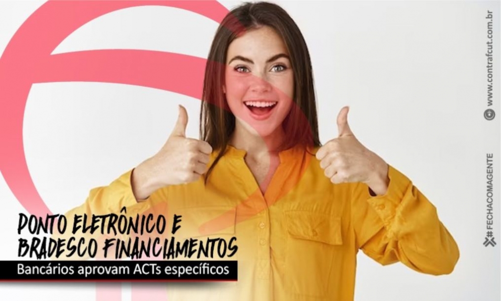 Sindicato dos Banc�arios de Presidente Prudente - Bancários do Bradesco aprovam ACT do ponto eletrônico e do Bradesco Financiamentos