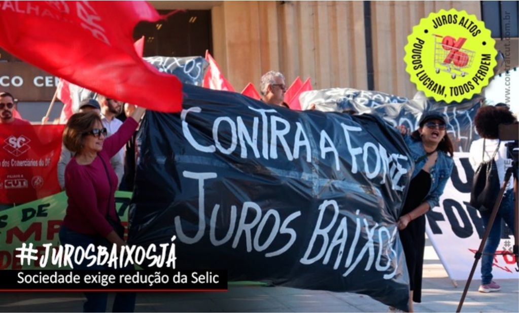 Sindicato dos Banc�arios de Presidente Prudente - Atos contra juros altos ocorrem em todo o Brasil