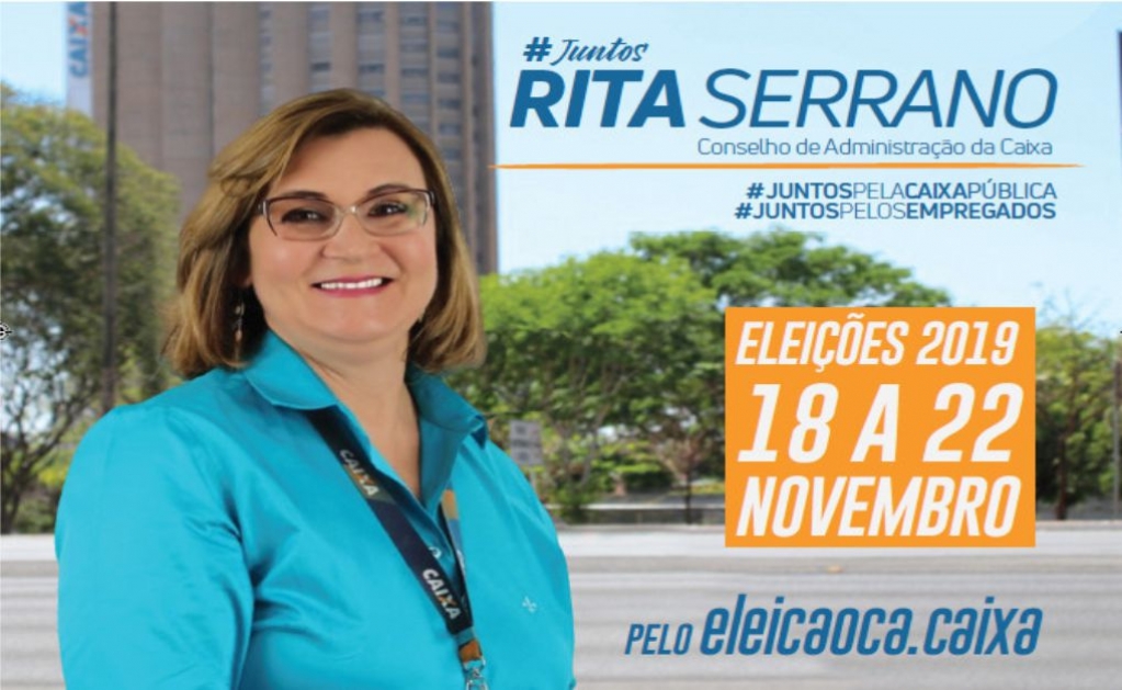 Sindicato dos Banc�arios de Presidente Prudente - Último dia para votar em Rita Serrano para o CA da Caixa