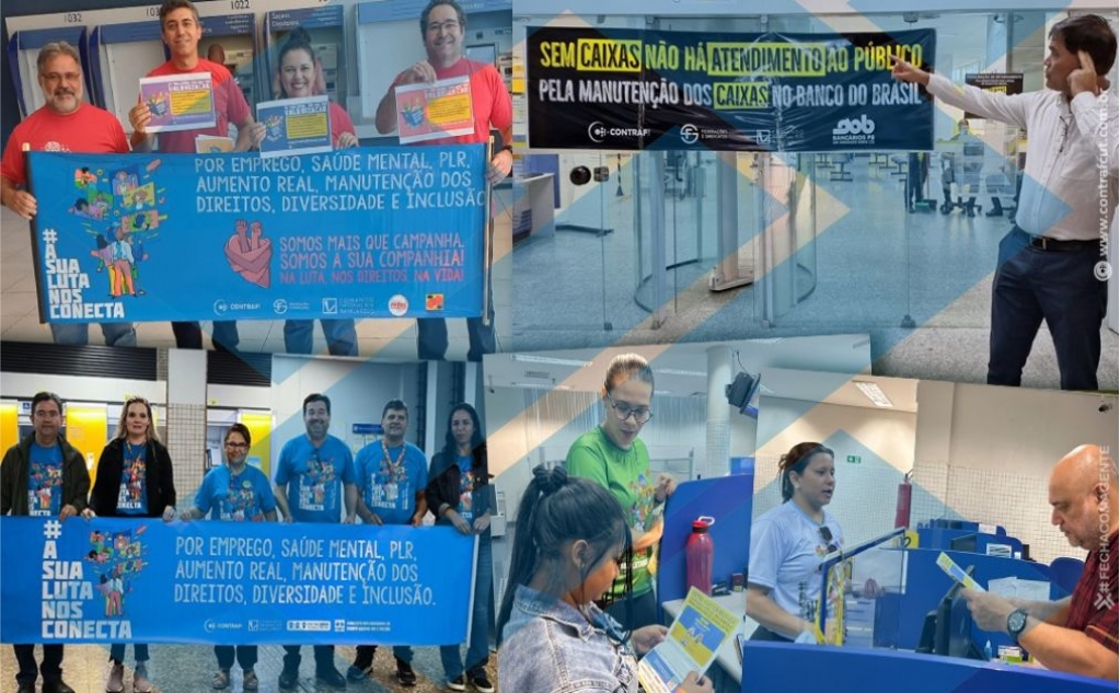 Sindicato dos Banc�arios de Presidente Prudente - Dia Nacional de Mobilização nas agências do Banco do Brasil