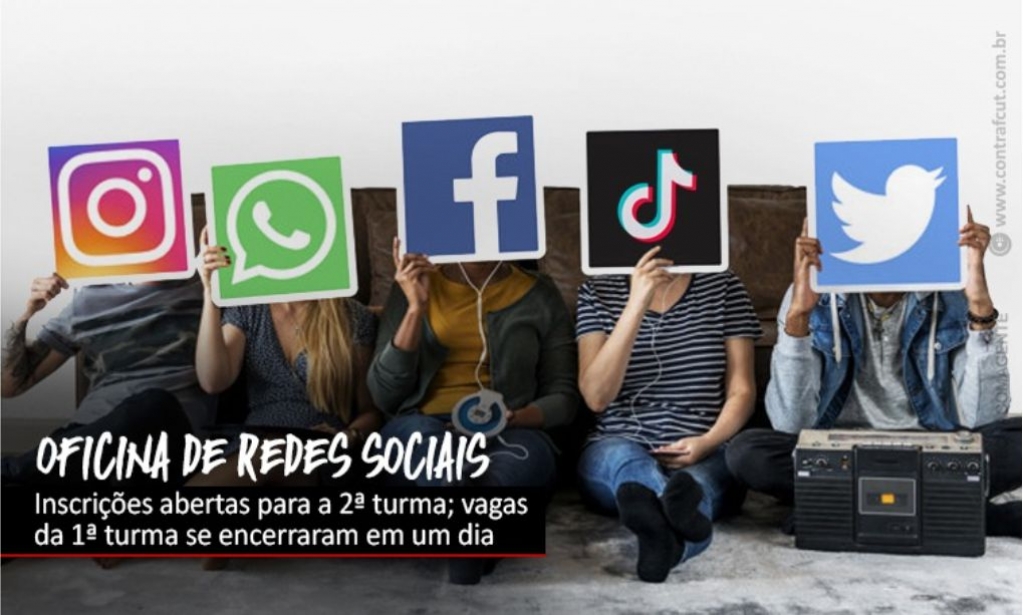 Sindicato dos Banc�arios de Presidente Prudente - Contraf-CUT abre inscrições para 2ª turma da oficina de redes sociais