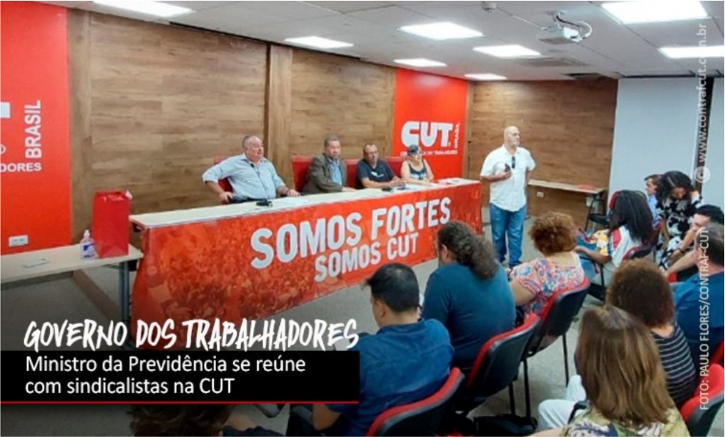Sindicato dos Banc�arios de Presidente Prudente - Ministro da Previdência visita a CUT nesta segunda-feira