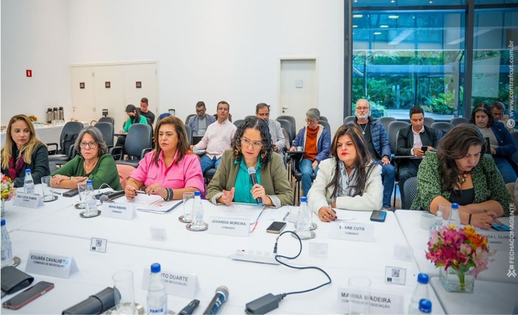 Sindicato dos Banc�arios de Presidente Prudente - Em mesa com Fenaban, bancários recebem dados sobre avanços à diversidade