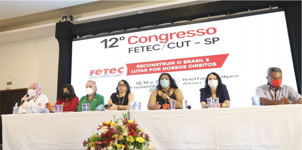 Sindicato dos Banc�arios de Presidente Prudente - 12o. Congresso da FETEC-CUT/SP começa com celebração à vitória da democracia