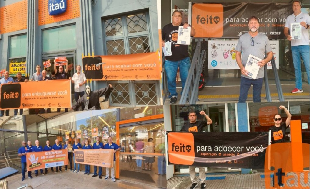 Sindicato dos Banc�arios de Presidente Prudente - Itaú fecha agências, corta empregos e amplia pressão sobre bancários