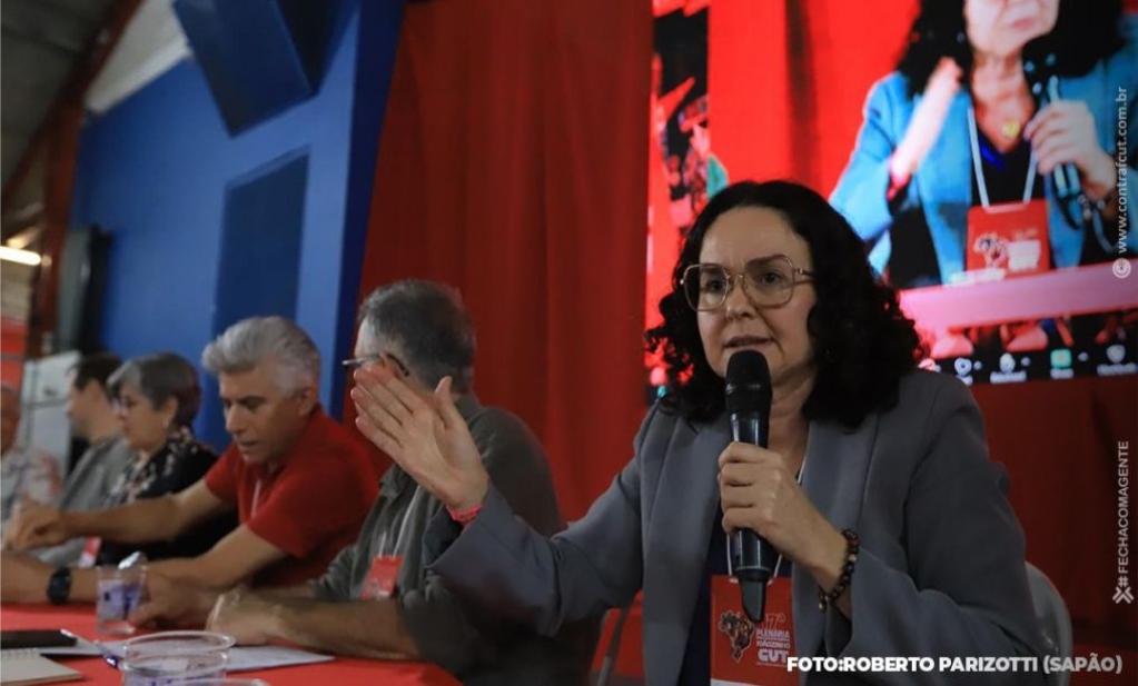 Sindicato dos Banc�arios de Presidente Prudente - Juvandia Moreira defende papel do movimento sindical para uma economia sustentável