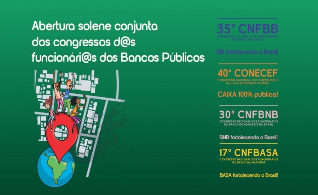 Sindicato dos Banc�arios de Presidente Prudente - Veja ao vivo a abertura dos congressos de trabalhadores de bancos públicos