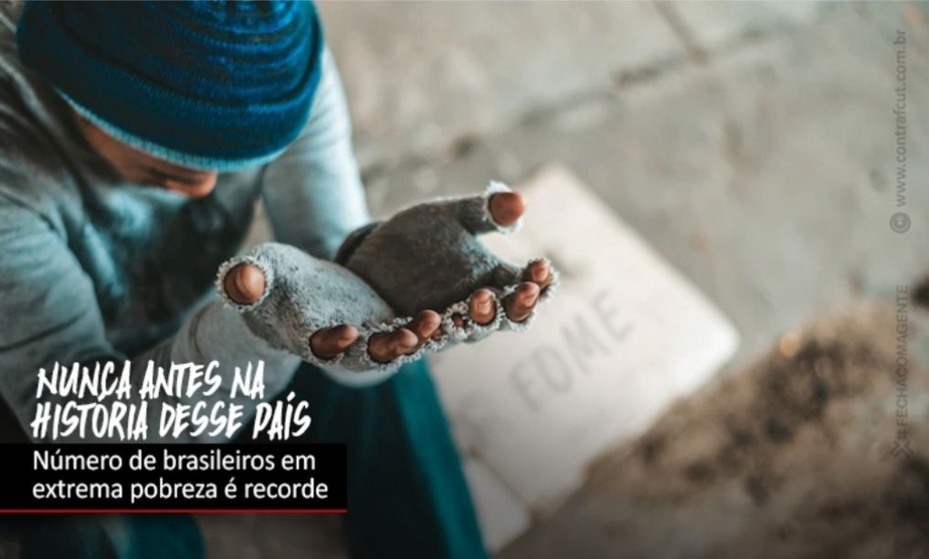 Sindicato dos Banc�arios de Presidente Prudente - Brasil tem 49 milhões de pessoas na miséria