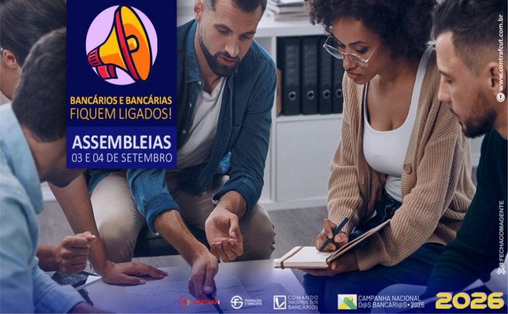 Sindicato dos Banc�arios de Presidente Prudente - Bancárias e bancários avaliam proposta da Fenaban em assembleias nessa quinta (3) e sexta (4)