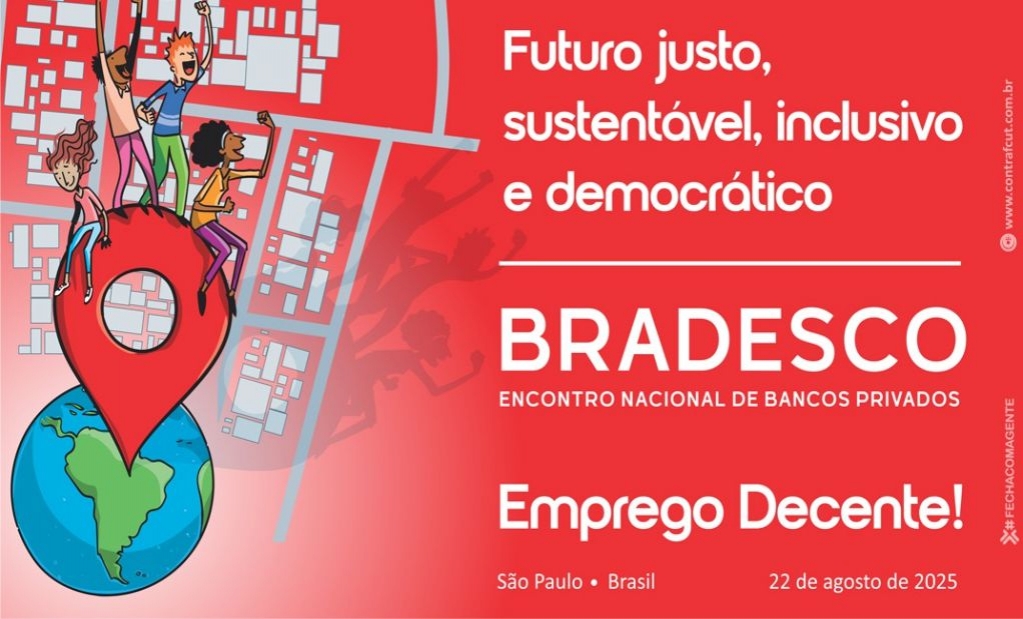 Sindicato dos Banc�arios de Presidente Prudente - Encontro Nacional dos Funcionários do Bradesco acontece em 22 de agosto em São Paulo