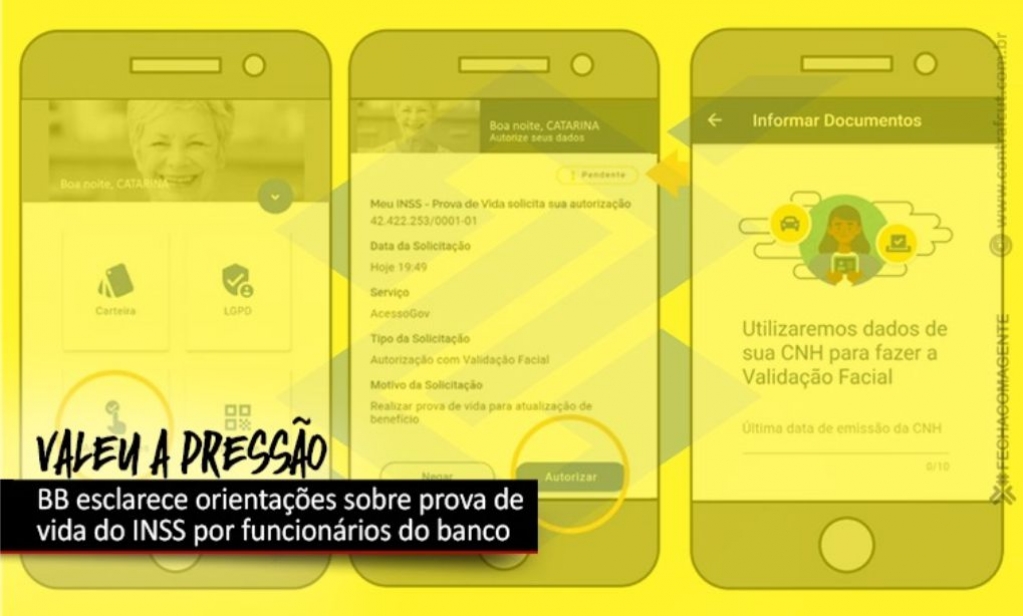 Sindicato dos Banc�arios de Presidente Prudente - Banco do Brasil esclarece orientações sobre prova de vida do INSS