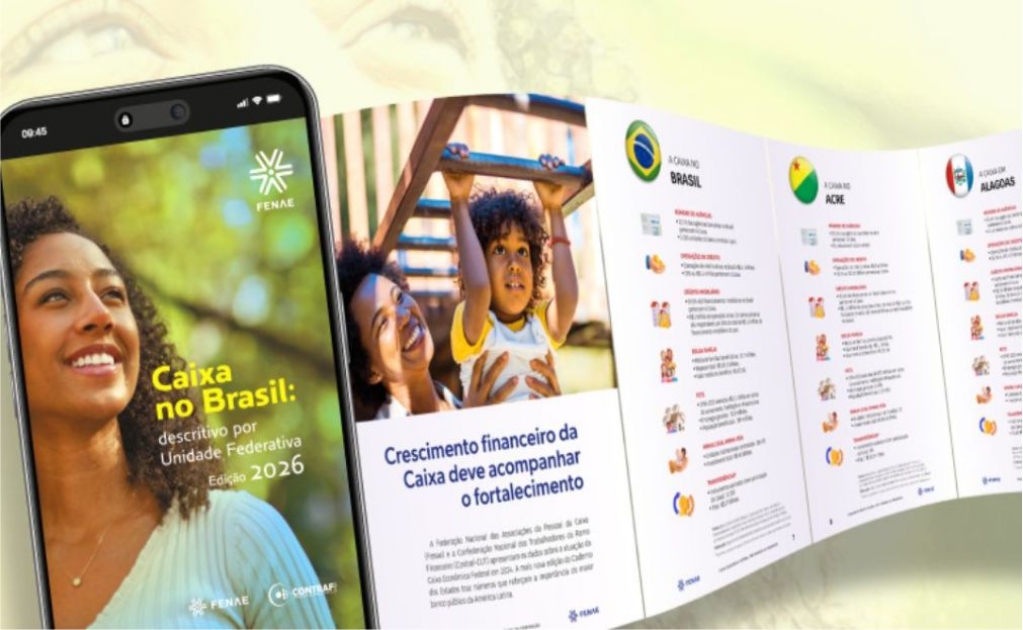 Sindicato dos Banc�arios de Presidente Prudente - Fenae e Contraf-CUT lançam Caderno dos Estados com dados dos investimentos da Caixa no Brasil
